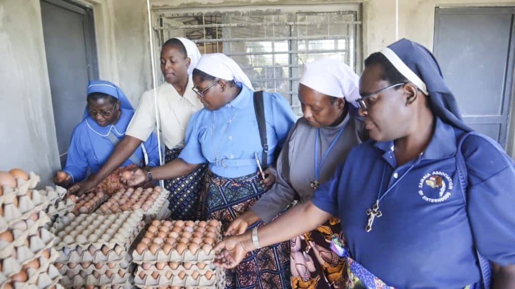 Impact and fruits of ASEC HESA student Sr Juunza Mwangani nd from left