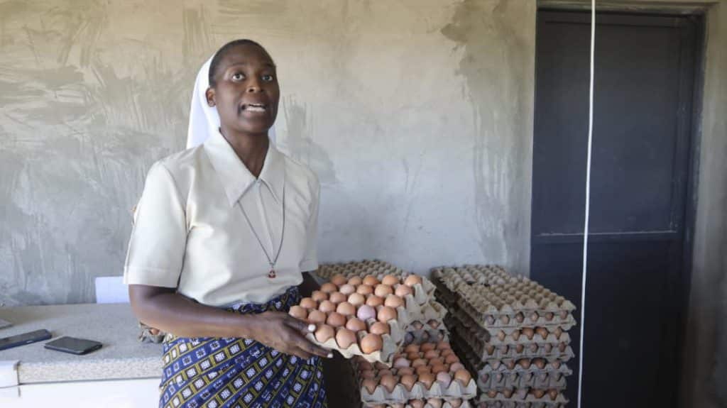 Sr Juunza Mwangani project Manager sisters blended value project and HESA student